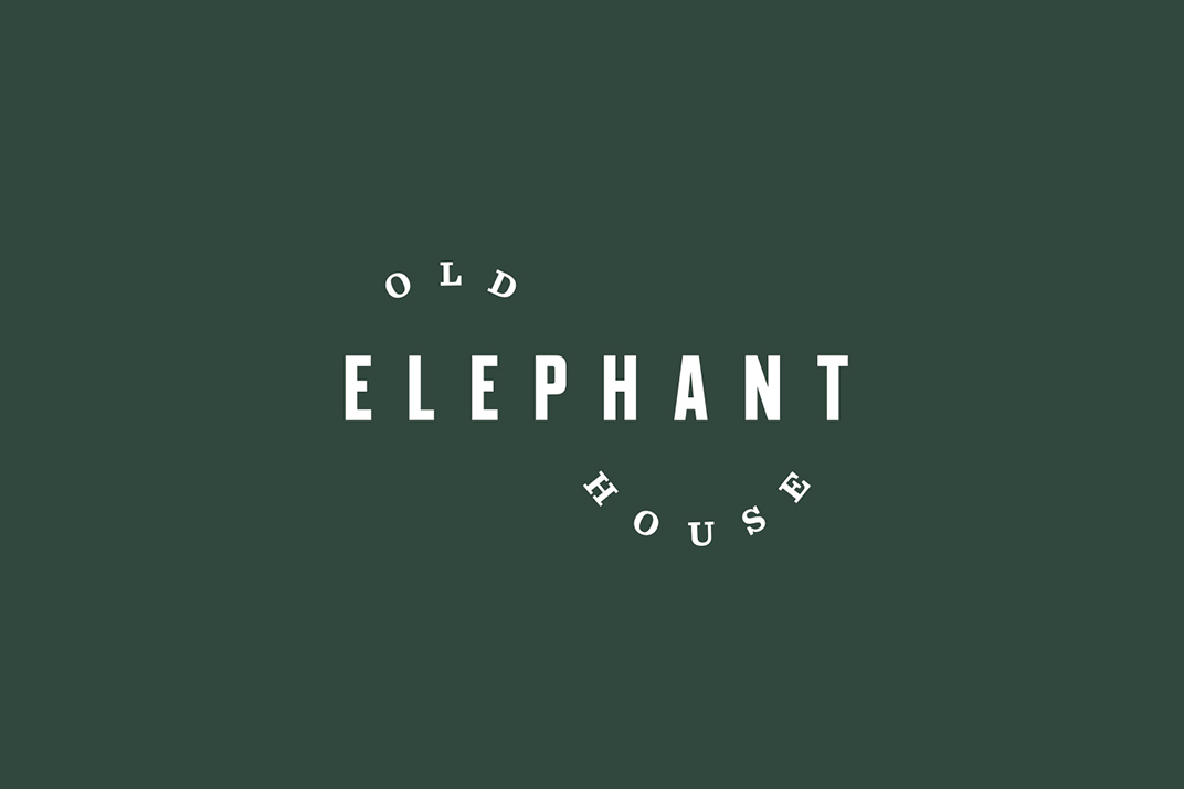 小酒馆和庭院酒吧Old Elephant House 美国 酒吧 酒馆 菜单设计 插画设计 logo设计 vi设计 空间设计