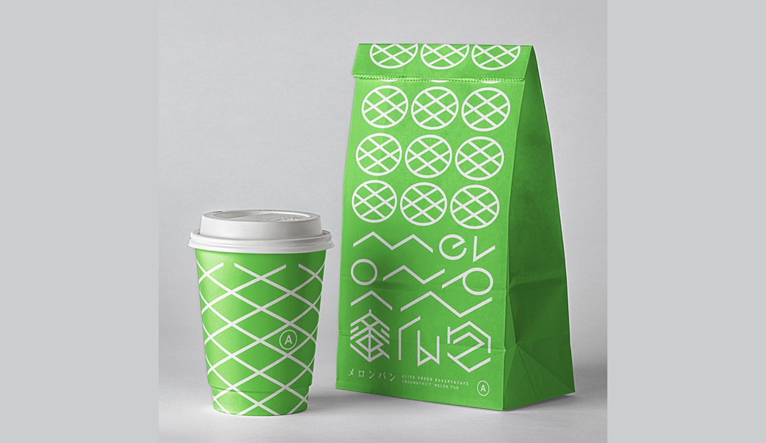 蜜瓜面包专门店 日本 蜜瓜 面包 字体设计 包装设计 logo设计 vi设计 空间设计