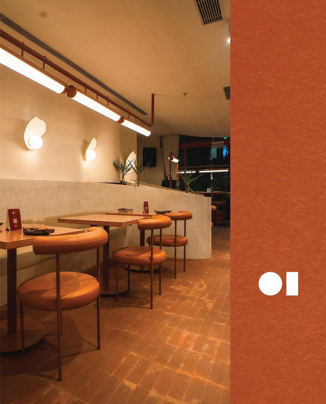 鸡尾酒吧Rosie & Tillie by ATE 印度 酒吧 小酒馆 红色 铁管 瓷砖 logo设计 vi设计 空间设计