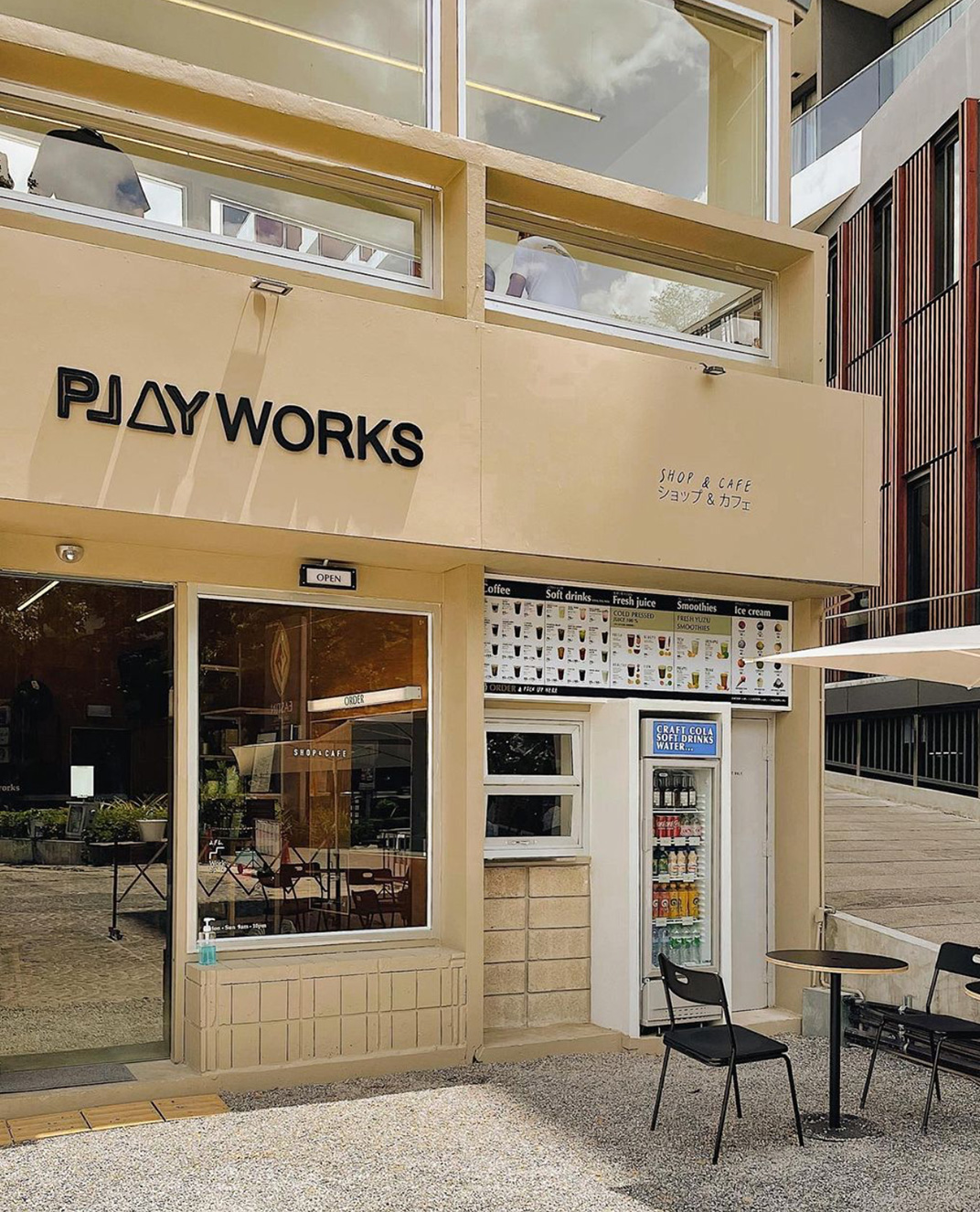 融合空间设计Playworks 泰国 清迈 咖啡店 面包店 文创 木色 logo设计 vi设计 空间设计