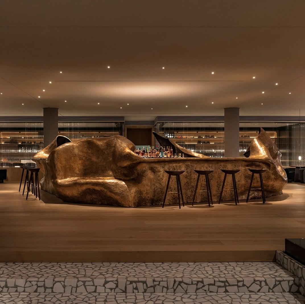 一家精致餐厅Delta Restaurant 希腊 酒吧 黄铜 pvc logo设计 vi设计 空间设计