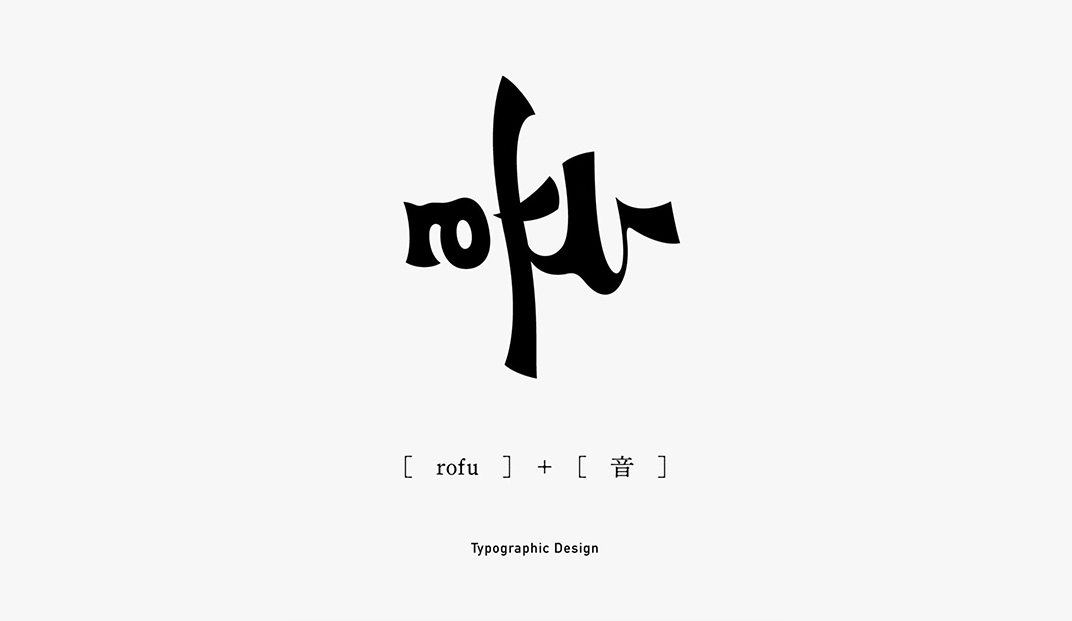 Rofu字体Logo设计 | Designer by nodesigne