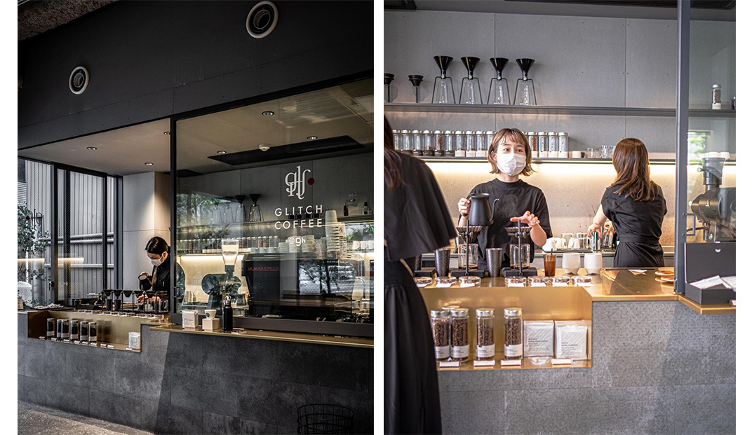 名古屋咖啡店GLITCH 日本 成都 咖啡店 快闪店 金属 logo设计 vi设计 空间设计