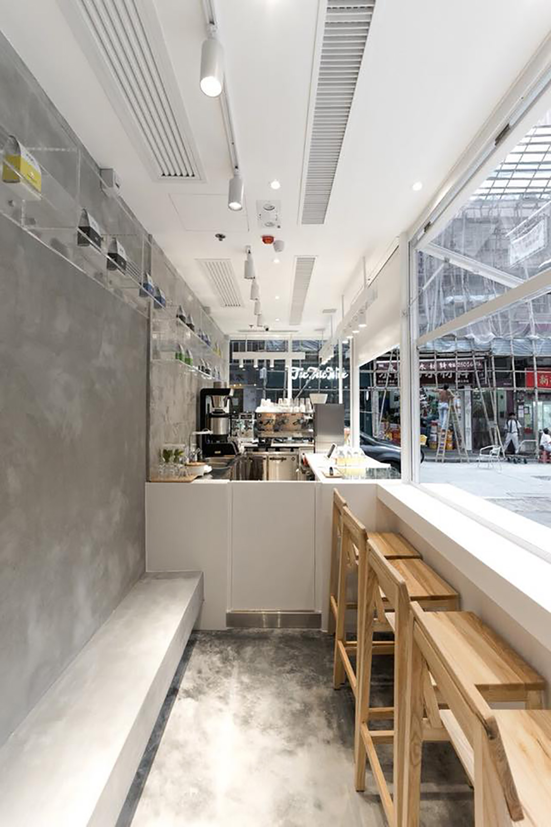 咖啡馆NOC Wanchai West 香港 上海 咖啡馆 白色 袖珍店 logo设计 vi设计 空间设计