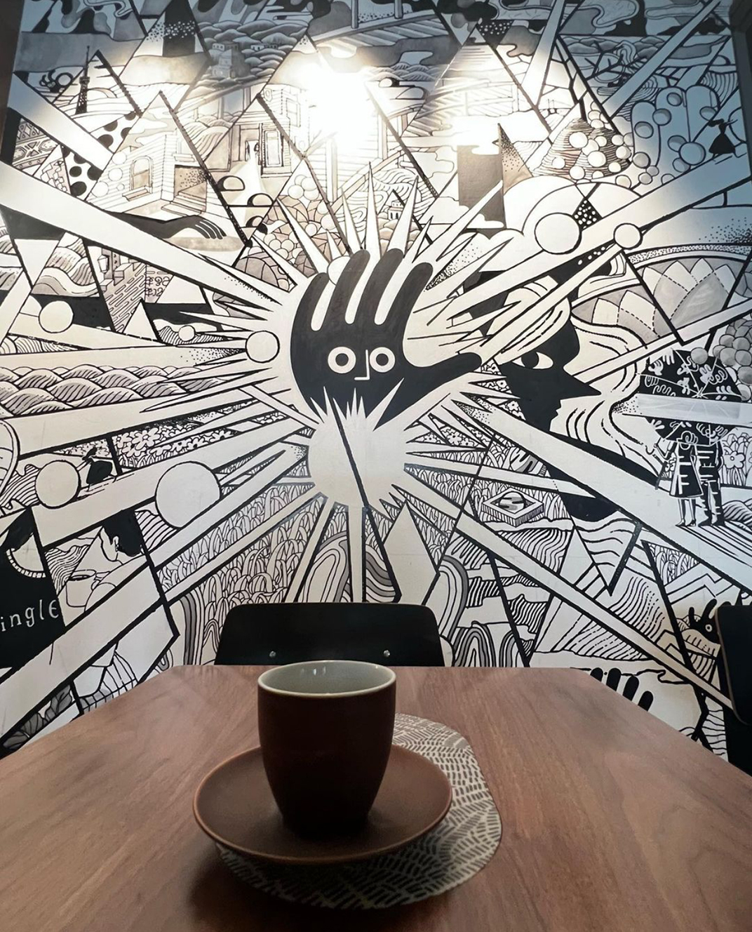 咖啡馆Single O Japan 日本 成都 澳大利亚 咖啡馆 插画 铁板 水泥 logo设计 vi设计 空间设计