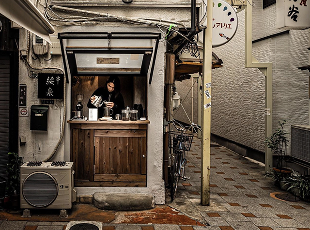 城中村里得咖啡店coffeeshopsoftheworld，日本