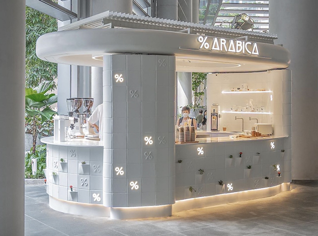 漂亮极简咖啡店Arabica，新加坡