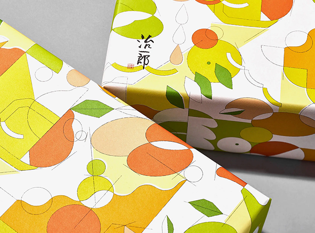 柑橘果冻套装包装设计，日本