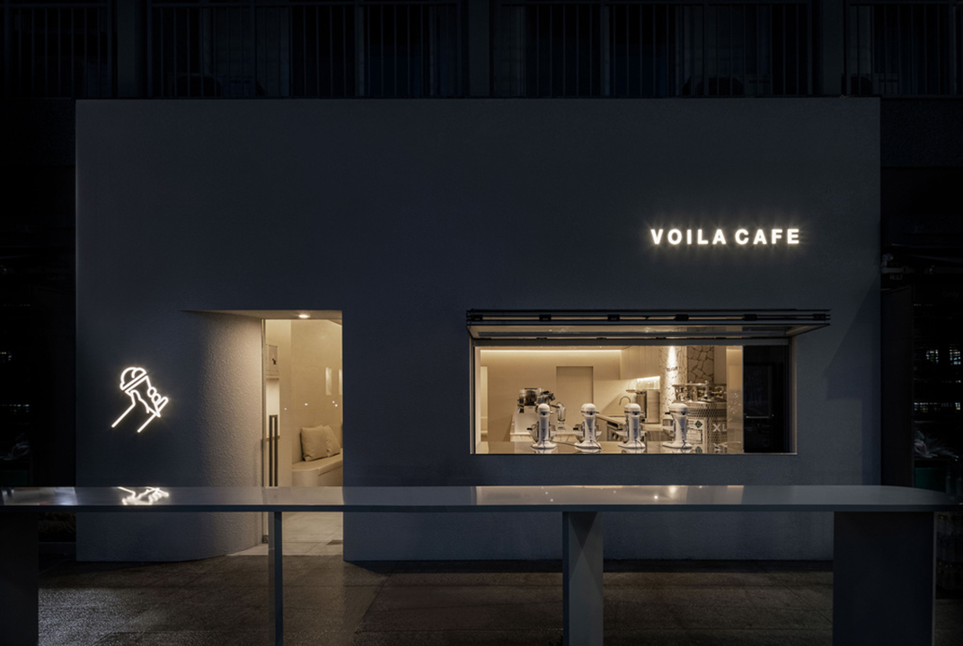 咖啡店VOILA CAFE 韩国 首尔 香港 北京 上海 珠海 广州 武汉 杭州 佛山 澳门 logo设计 vi设计 空间设计