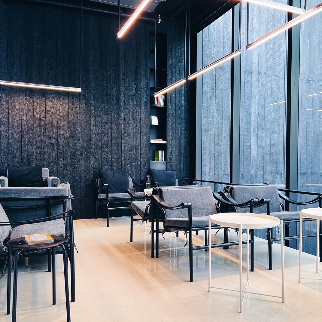 一家以现代建筑师和建筑为灵感的咖啡馆 泰国 曼谷 深圳 北京 上海 广州 武汉 餐饮商业空间 logo设计 vi设计 空间设计