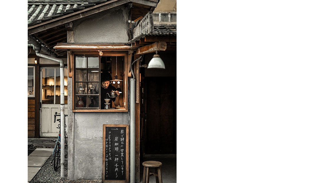 复古风格咖啡店，日本