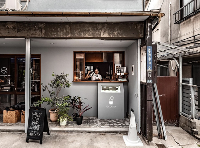非常松弛感的咖啡店coffeestandwily，日本