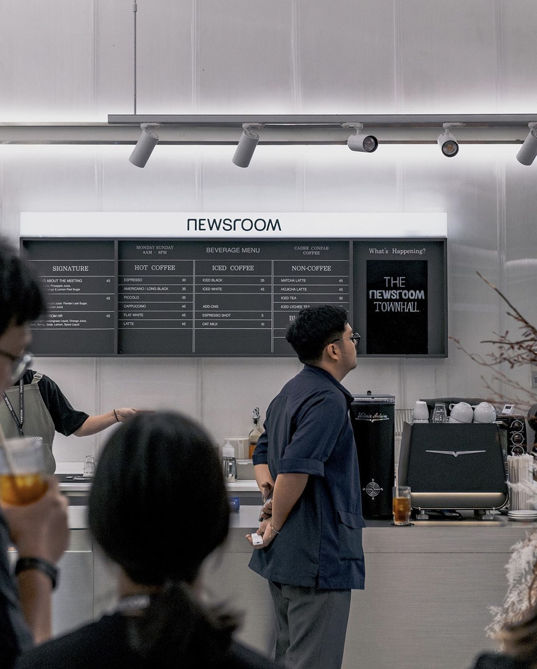 新闻编辑室咖啡馆The Newsroom 印度尼西亚 深圳 上海 北京 广州 武汉 咖啡店 餐饮商业 logo设计 vi设计 空间设计