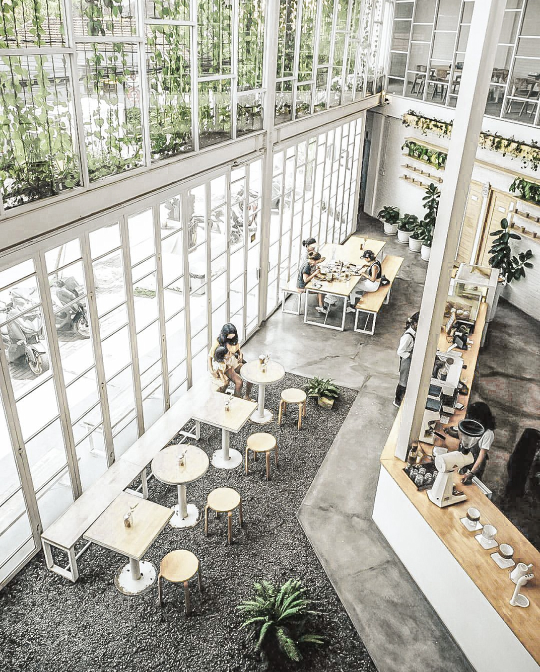 花园概念咖啡馆Cafe Meil Bali 巴厘岛 深圳 上海 北京 广州 武汉 咖啡店 餐饮商业 logo设计 vi设计 空间设计