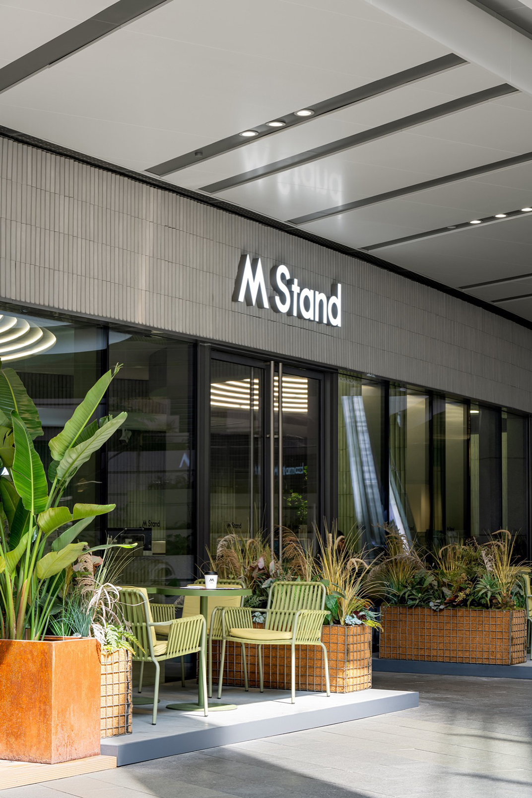 M Stand 上海苏河湾万象天地店  上海 深圳 珠海 东莞 北京 广州 武汉 咖啡店 门头设计 vi设计 空间设计