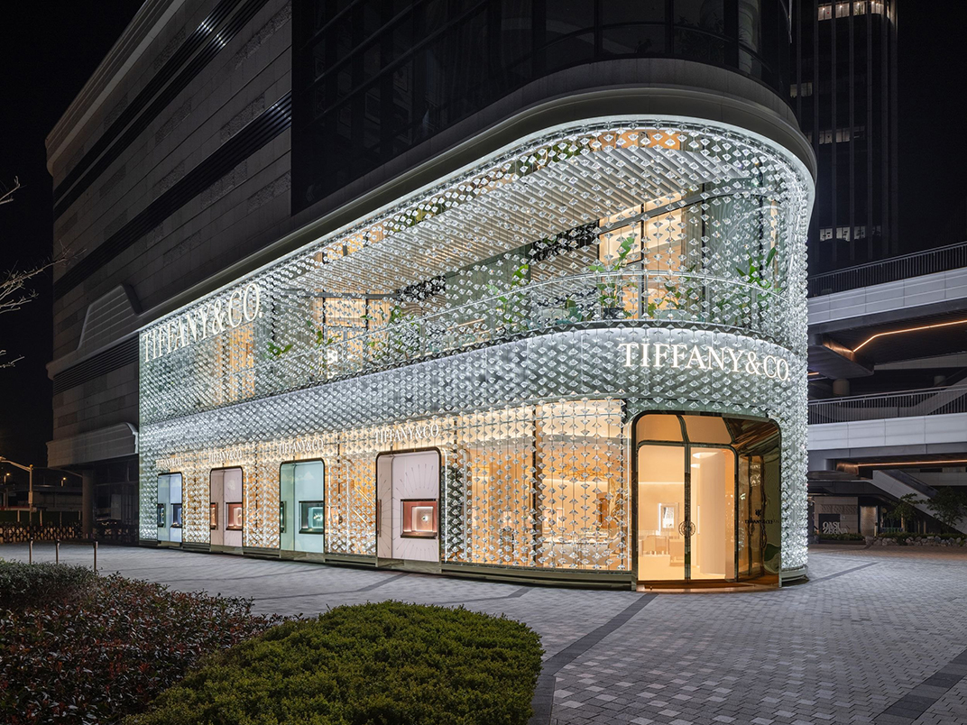 蒂芙尼 Tiffany & Co. 专卖店钻石门头设计 上海 深圳 珠海 东莞 北京 广州 武汉 咖啡店 门头设计 vi设计 空间设计