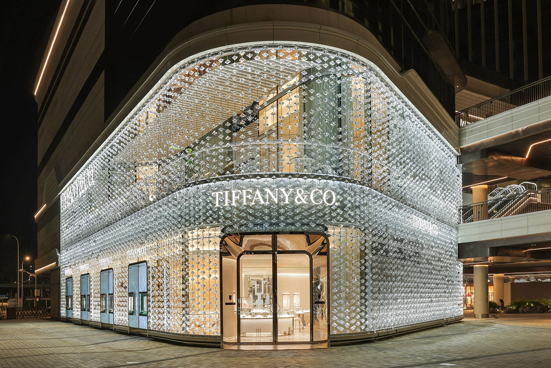 蒂芙尼 Tiffany & Co. 专卖店钻石门头设计 上海 深圳 珠海 东莞 北京 广州 武汉 咖啡店 门头设计 vi设计 空间设计