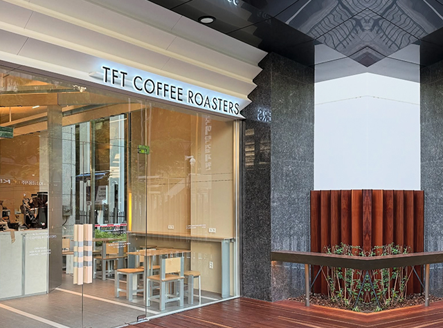 白色简约风咖啡店TFT Coffee Roasters，韩国，首尔