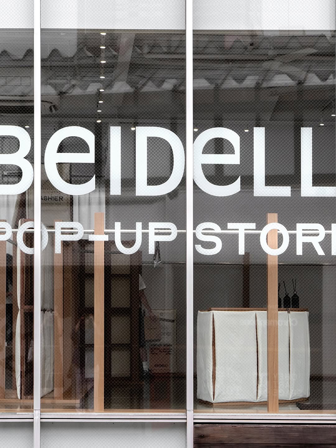 BEIDELLI品牌模块化设计的快闪店 日本 东京 零售空间 空间设计 logo设计 上海 北京 杭州 成都