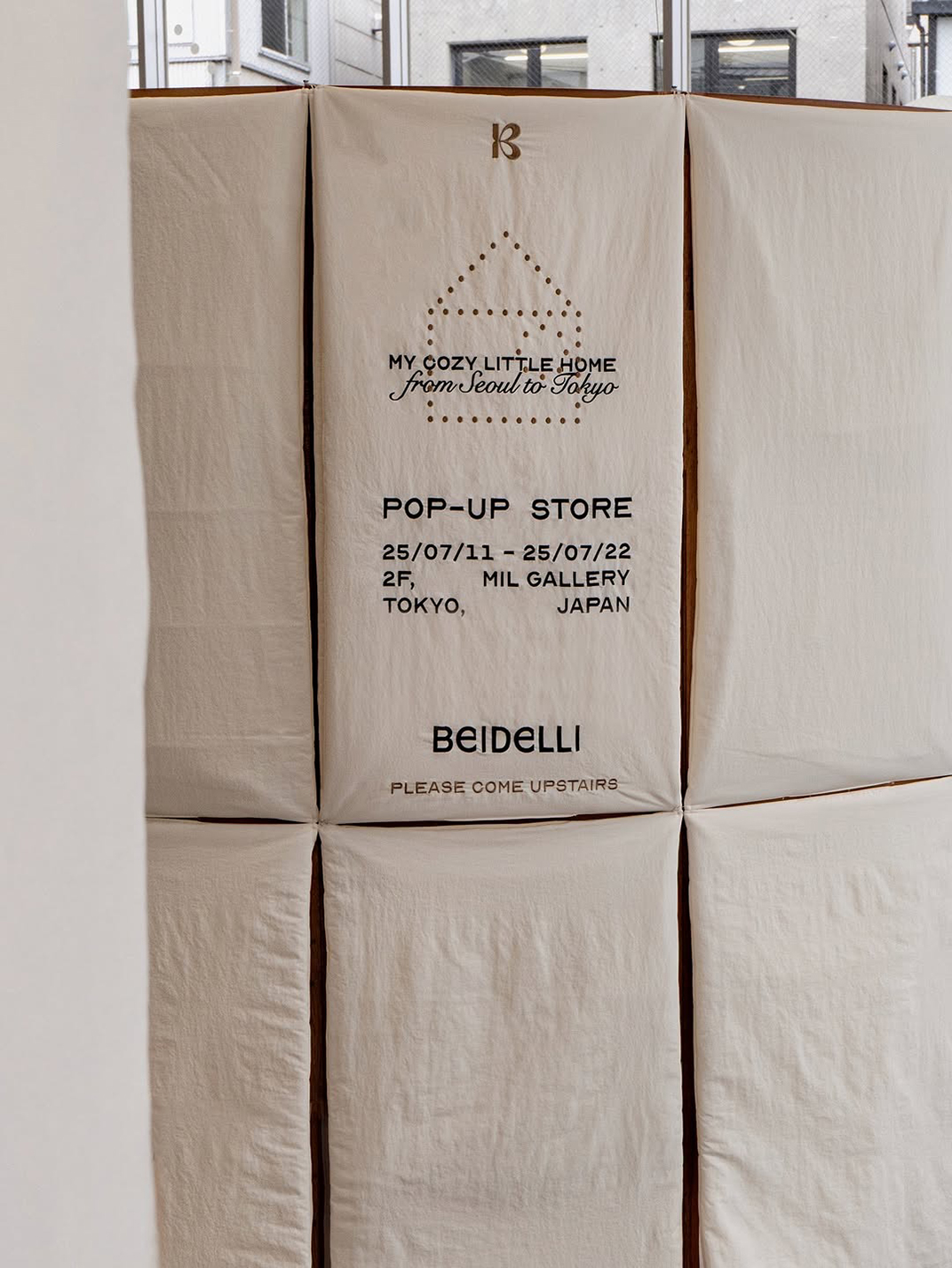 BEIDELLI品牌模块化设计的快闪店 日本 东京 零售空间 空间设计 logo设计 上海 北京 杭州 成都