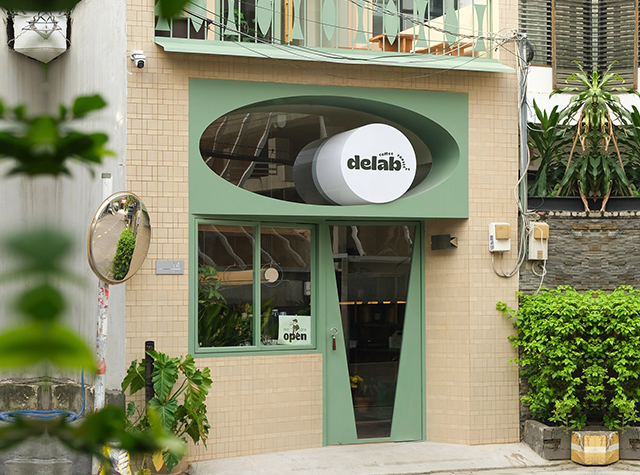 复古氛围的咖啡店Delab Coffee，泰国曼谷