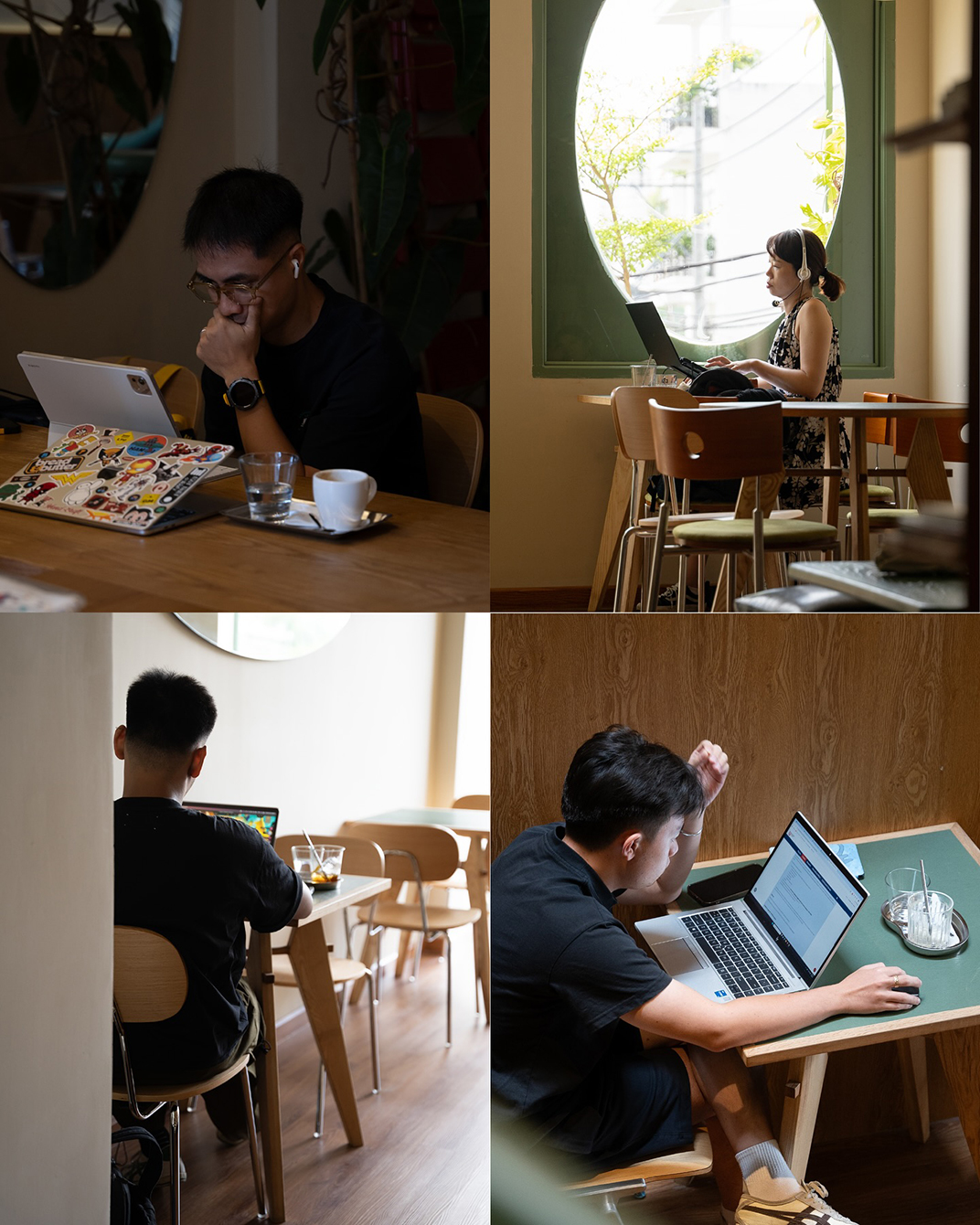 复古氛围的咖啡店Delab Coffee 泰国 曼谷 上海  深圳 珠海 东莞 广州 武汉 咖啡店 vi设计 空间设计